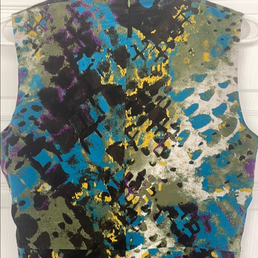 Abstract Multicolor Dress - Picture 9 of 9